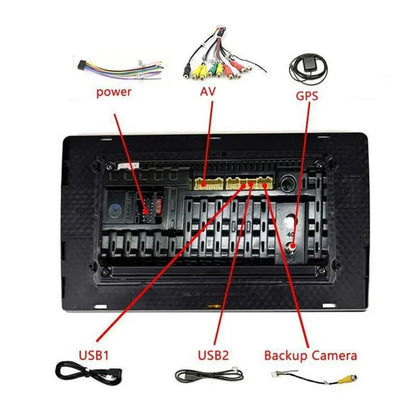 UNITOPSCI New【For Mercedes-Benz Smart 2005-2010】2Din Android 11 Car Stereo Radio 9'' HD Touch Screen Car MP5 Player Autoradio GPS Support Hifi WIFI Bluetooth Mirror Link FM/RDS Radio with AHD Camera& DVR