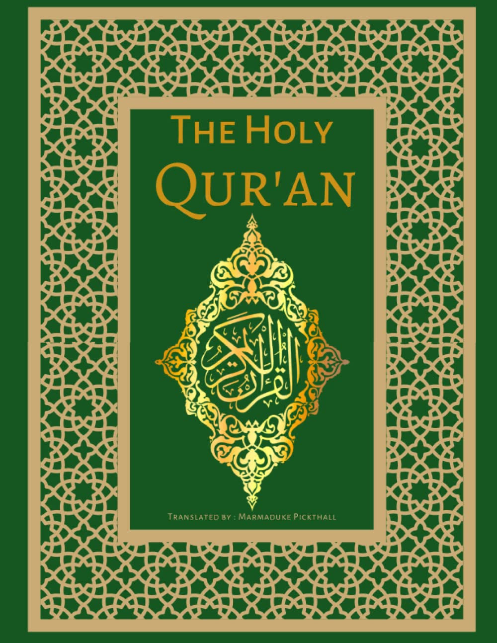 The Holy Quran: English Translation of the Noble Qur'An | Green Cover | English Edition