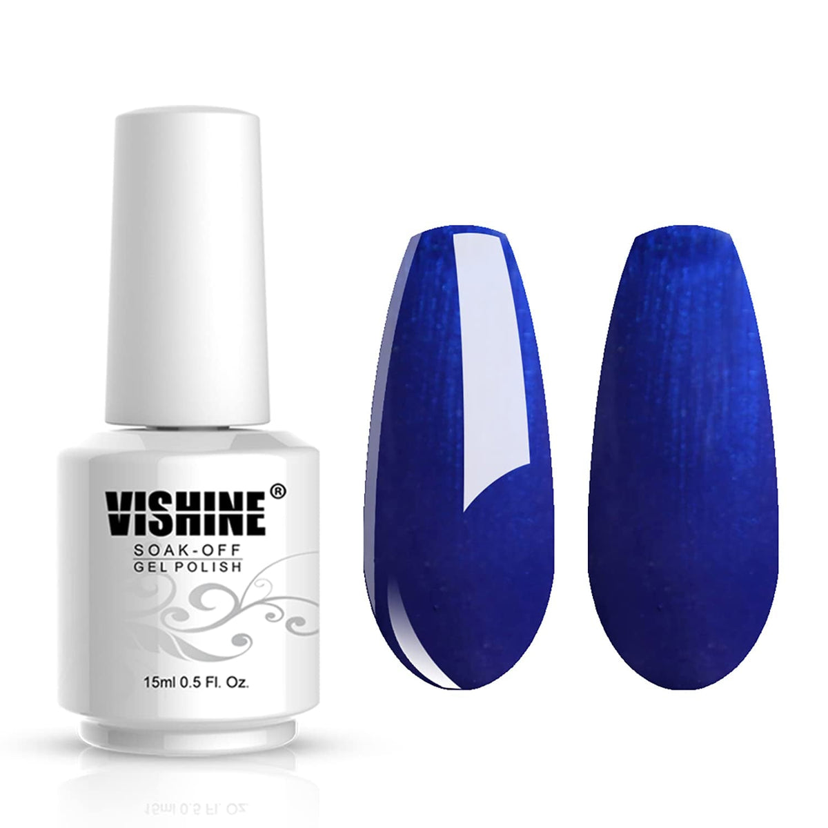 Nail Salon UV Manicure Polish Soak Off Gel Polish Nail Art Glitter White Smoke(788)