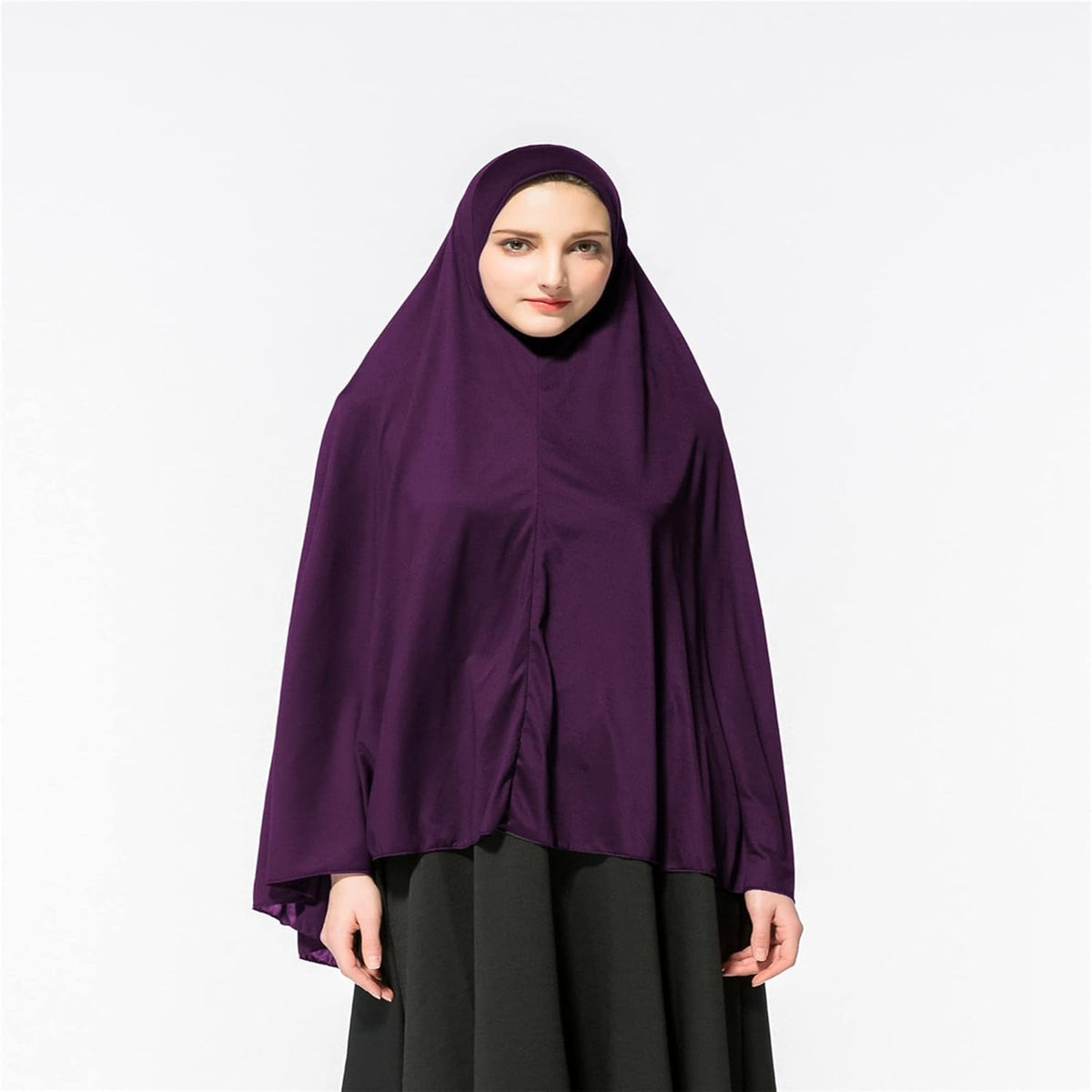 Women Muslim Islam Headscarf Hijabs Muslim Headscarf Turban Jersey Hijabs Long Cape Hat