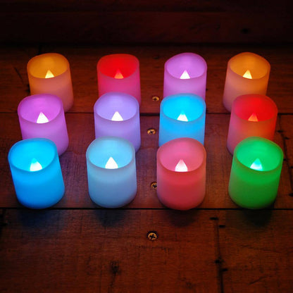 1.5 In. H Color Changing Votive LED Candle (Set of 12)