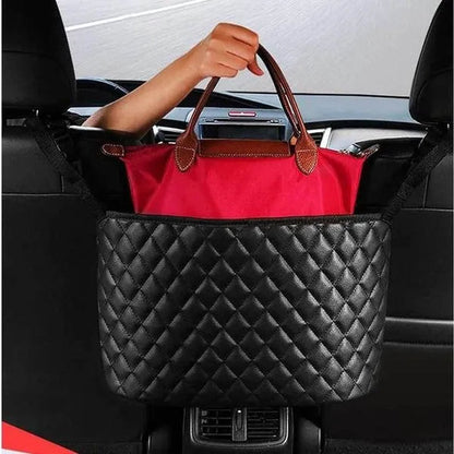 Car Net Pocket Handbag Holder Car Seat Storage Between Seat Storage Pet Net Barrier Dog Net Barrier Auto Interior Accessories