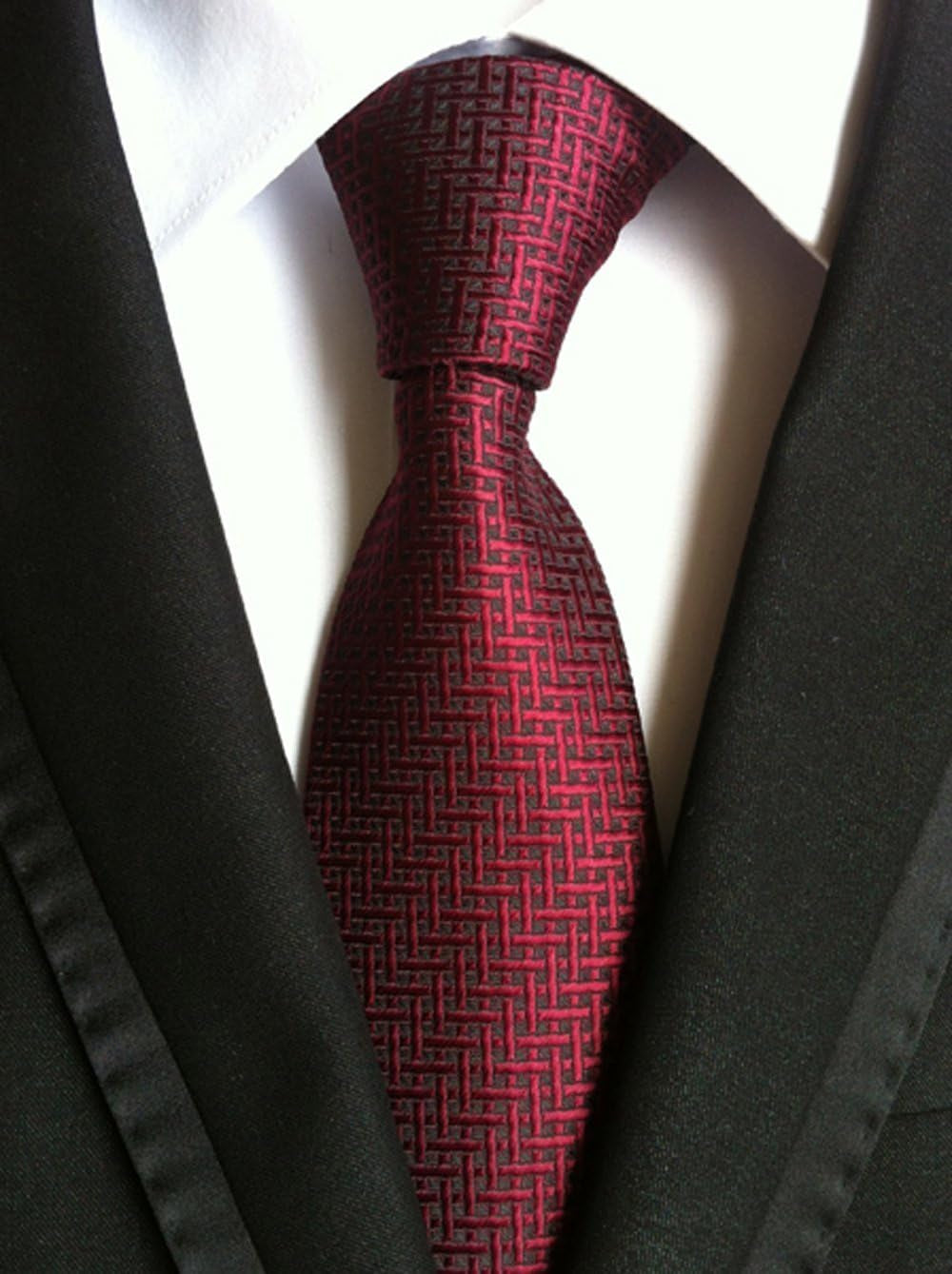 Lot 6 PCS Classic Men'S Silk Tie Necktie Woven JACQUARD Neck Ties