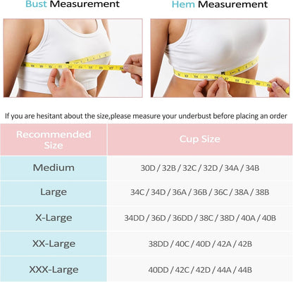 Women'S Zip Front Sports Bra Wireless Post-Surgery Bra Active Yoga Sports Bras