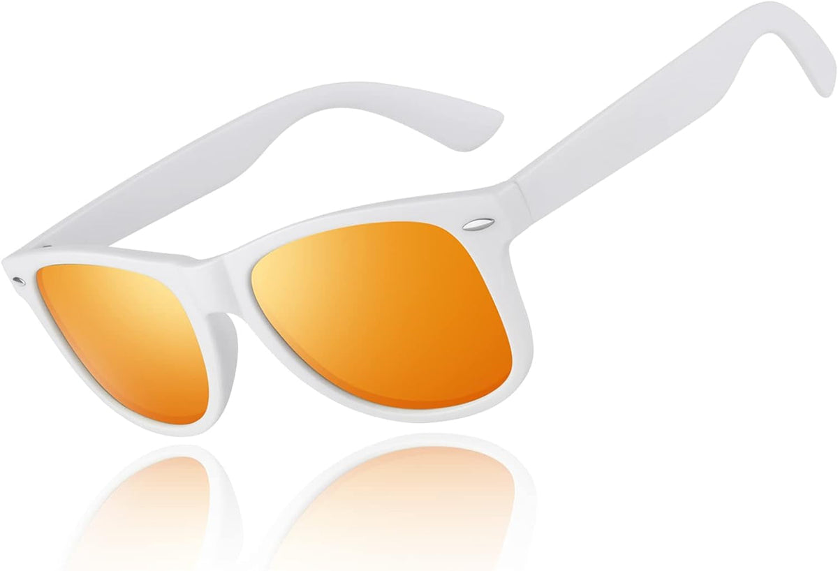 Polarized Sunglasses for Men Driving Sun glasses Shades 80's Retro Style Design Square