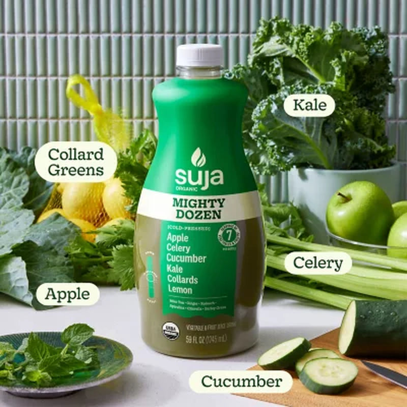 Suja Mighty Dozen Organic Fruit & Vegetable Juice Drink 59 Fl. Oz. Bottle