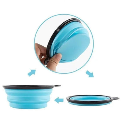 350/1000Ml Pet Dog Bowl Collapsible Dog Water Bottle Portable Dog Food Container Puppy Feeder Outdoor Travel Camping Dog Accessories