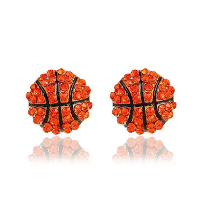 Sports Theme Diamond Zinc Alloy Earrings / Drop Earrings / Necklace
