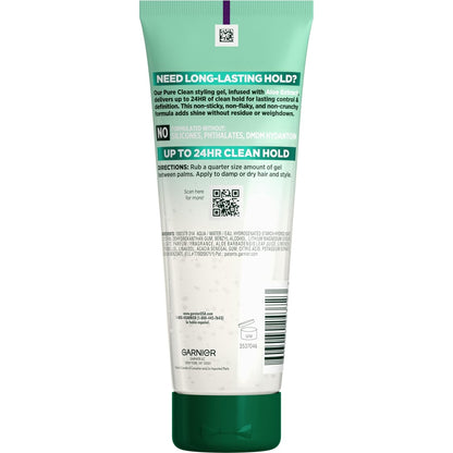 Fructis Style Pure Clean Styling Gel 6.8 Fl Oz, 1 Count, (Packaging May Vary)