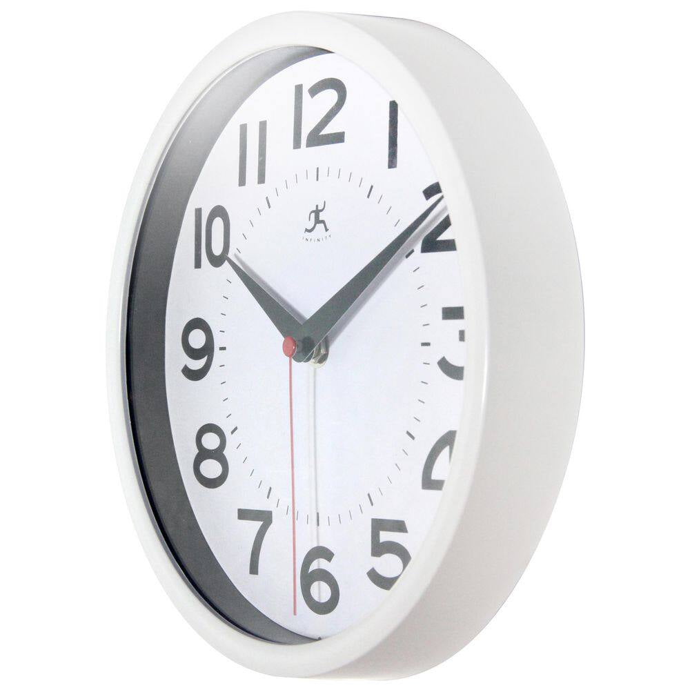 White Metro Wall Clock
