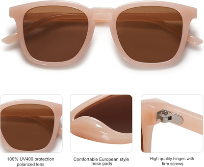 Polarized Sunglasses for Women Men Classic Vintage Style Shades