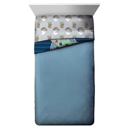 Star Wars the Mandalorian 5-Piece Twin Bed Set