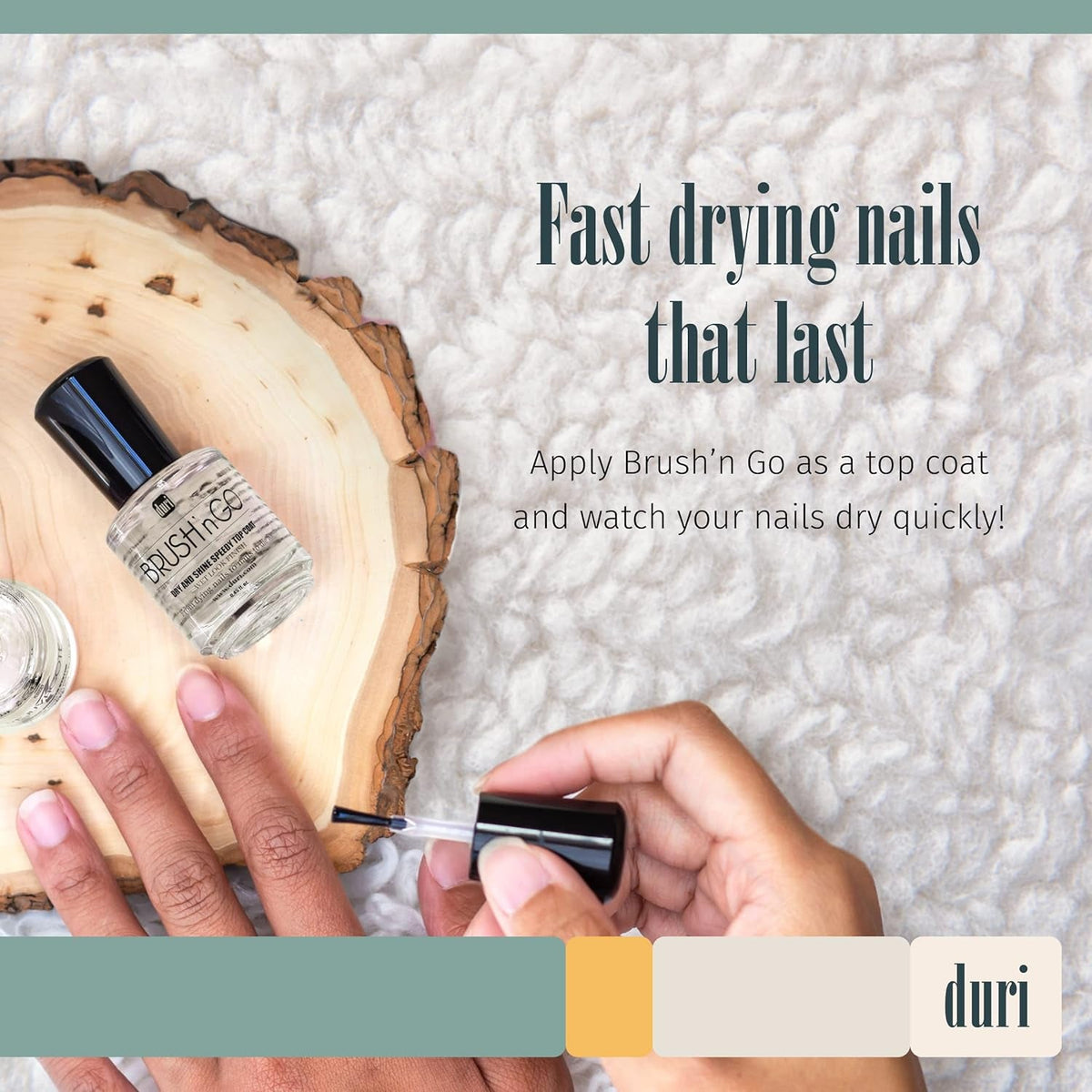 Brush'N Go Dry and Shine Speedy Top Coat, Fast Dry Top Coat Nail Polish - 0.45 Fl.Oz. (Pack of 1)