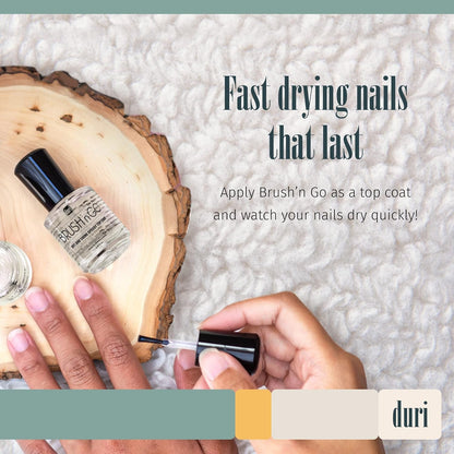 Brush'N Go Dry and Shine Speedy Top Coat, Fast Dry Top Coat Nail Polish - 0.45 Fl.Oz. (Pack of 1)