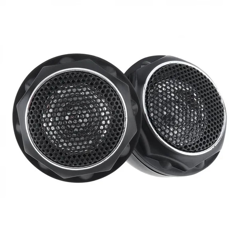 2Pcs 140W T280 High Efficiency ABS + Metal Mini Dome Tweeter Speakers for Car Audio System