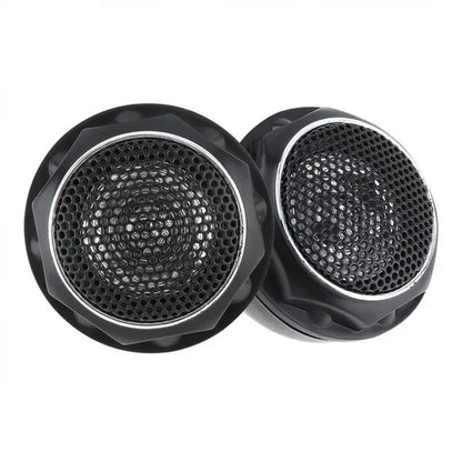 2Pcs 140W T280 High Efficiency ABS + Metal Mini Dome Tweeter Speakers for Car Audio System