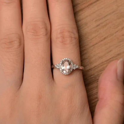 Fashion Silver Plated Blue Zircon Ring Women's Luxury Engagement Wedding Party Zircon Ring Jewelry Size:4-11