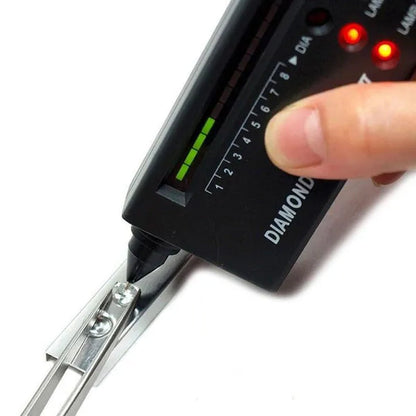 1PC Diamond Tester Gemstone Gem Selector Jewelry Watcher Tool LED Diamond Indicator Test Pen(without Battery)