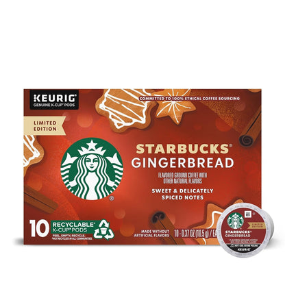K-Cup Coffee Pods, Medium Roast Coffee, Pike Place Roast for Keurig Brewers, 100% Arabica, 6 boxes (60 pods total)