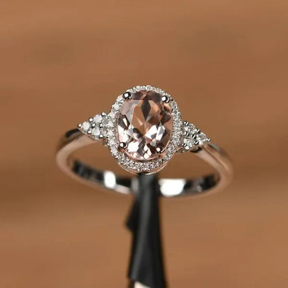 Fashion Silver Plated Blue Zircon Ring Women's Luxury Engagement Wedding Party Zircon Ring Jewelry Size:4-11