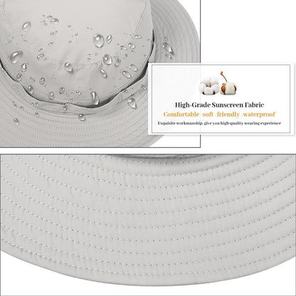 Outdoor Quick-Drying Sun Hat for Men, Summer Man Foldable Sun Protection Wide Brim Sun Hats Bucket Hats Beach Hat UPF 50+