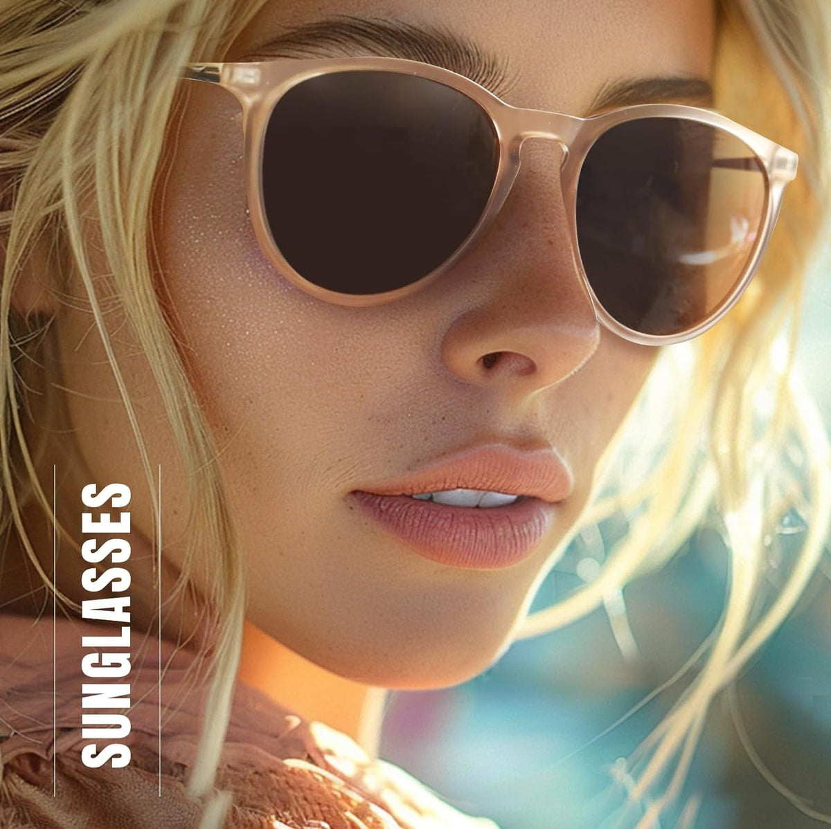 Polarized Sunglasses for Women Men - Trendy 2024 Vintage Classic Retro Round Mirrored Lens Designer Style