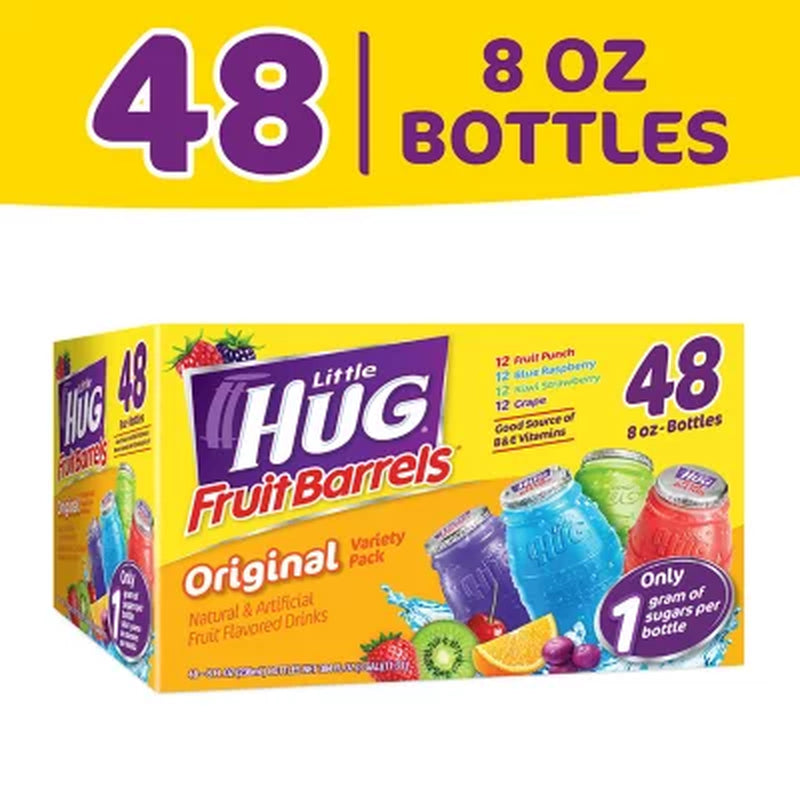 Little Hug Fruit Barrels 8 Fl. Oz., 48 Pk.