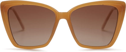 Trendy Polarized Sunglasses For Women Retro Womens Oversized Square Cat Eye Sun Glasses UV Protection SJ2206