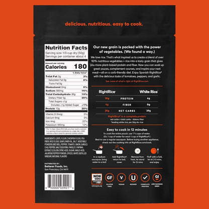 '- Spanish (7Oz. Pack of 1) - Made from Vegetables - High Protein, Vegan, Non GMO, Gluten Free
