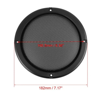 2Pcs 6.5" Black Metal Mesh Car Speaker Cover round Subwoofer Grill Protector Cover Universal Car Refitting Parts