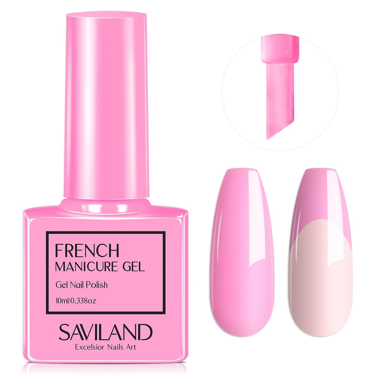 French Gel Nail Polish - 1PC 10ML Blue Gel Polish U V LED Soak Off Gel Quick French Manicure Gel Polish Nail Salon DIY Home for Starters Professionals Party