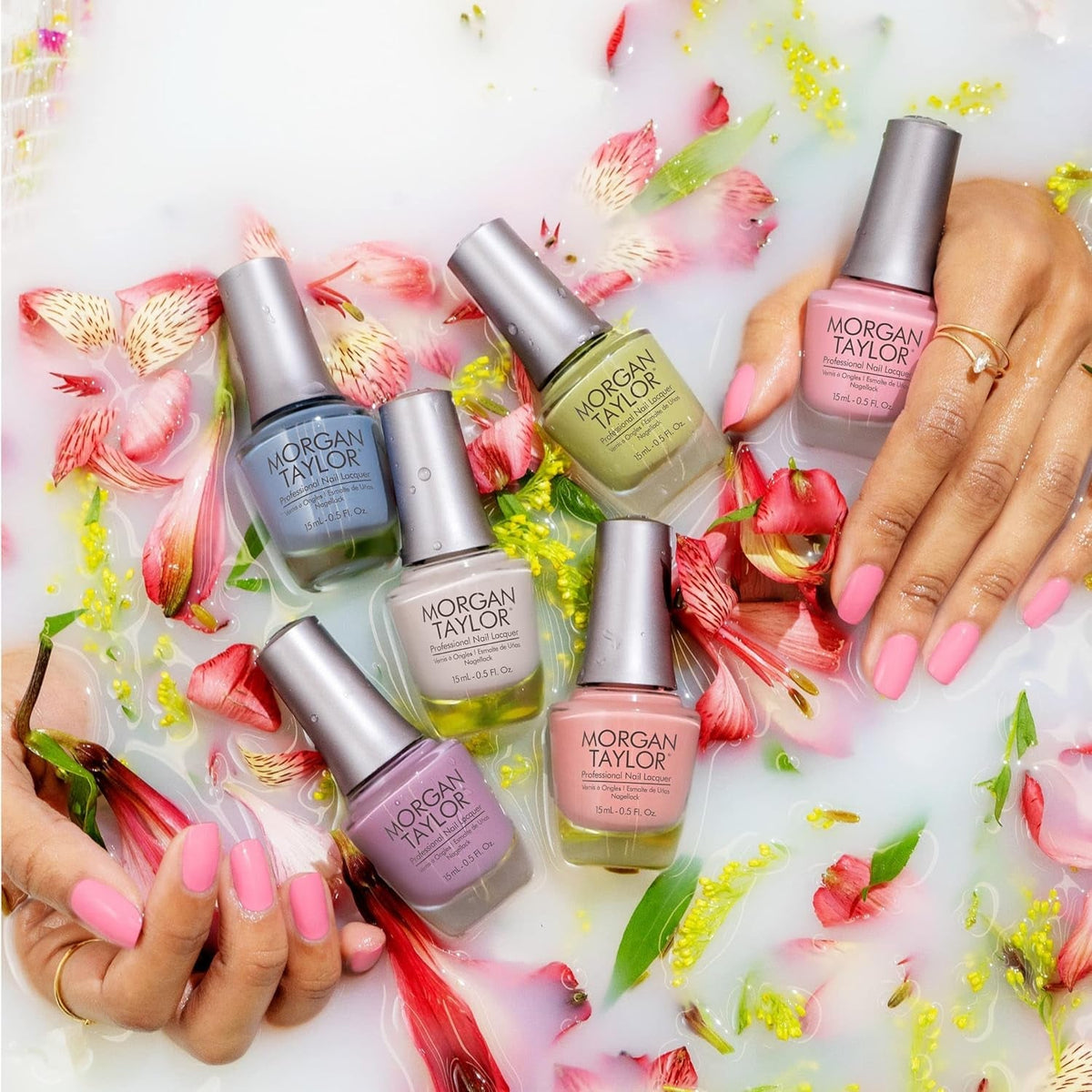 Morgan Taylor Pure Beauty Collection Nail Lacquer, Nail Polish, Pastel Nail Polish, Spring Nail Lacquer