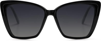 Trendy Polarized Sunglasses For Women Retro Womens Oversized Square Cat Eye Sun Glasses UV Protection SJ2206