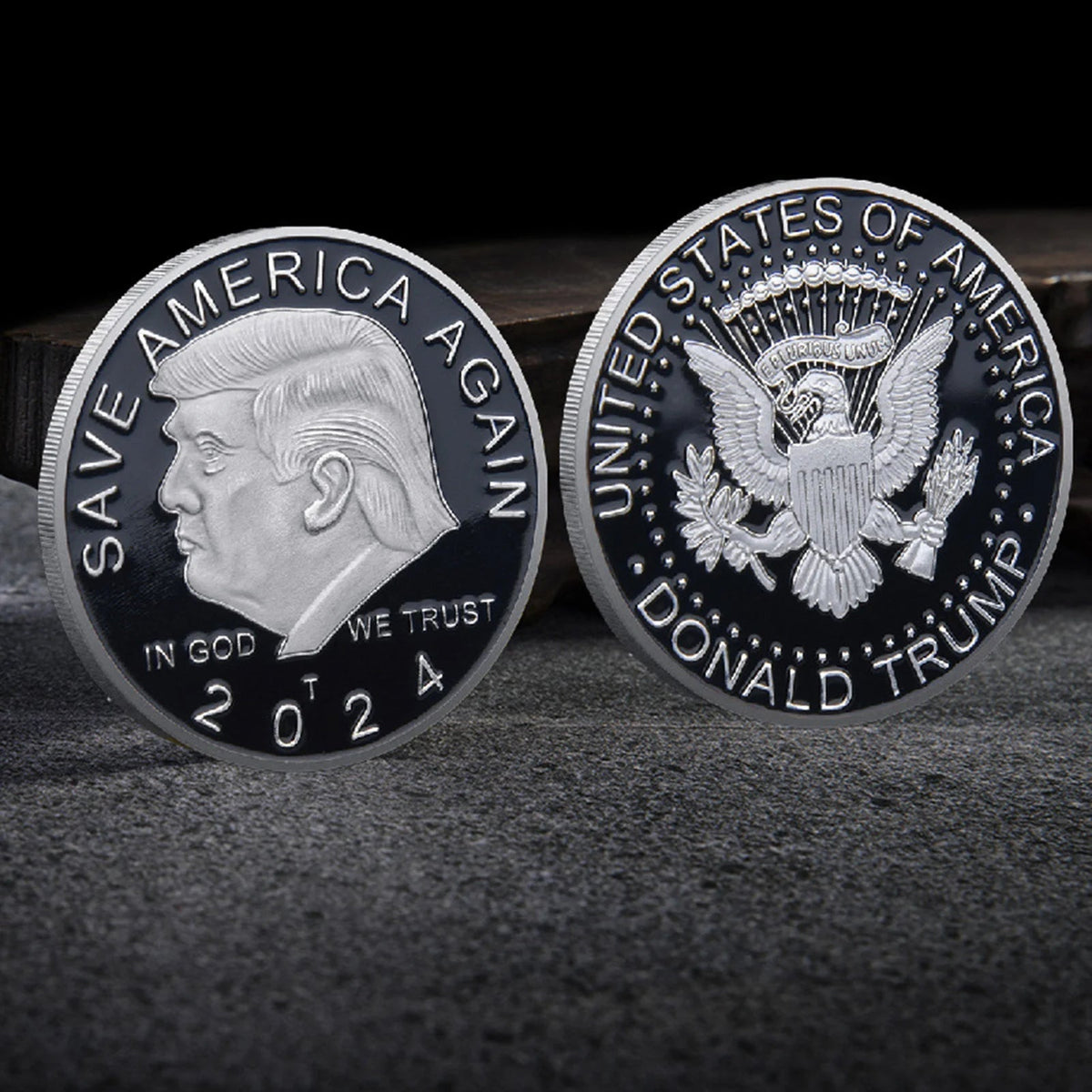Trump Commemorative Coin Commemorative Coin Exquisite Workmanship Iron Trump Coin Keepsake Coin for Home Decorations Trump Memorabilia Coin Master Coins
