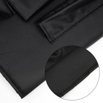 Car Seat Back Storage Organizer Bag Universal PU Leather Multifunction Pockets phone iPad Holder Hanging Tray Shelf Container Table Tablet Tidy Travel
