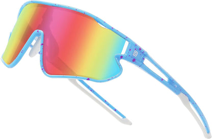 Kids Sunglasses Youth Baseball Sun Glasses Lightweight TR90 Frame UV400 Sports Cycling Shades for Boys Girls DK268