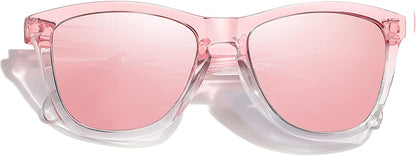 Sunglasses Womens Polarized Sunglasses for Women Trendy Designer Mirrored Sunglasses UV400 Protection Sun Glasses