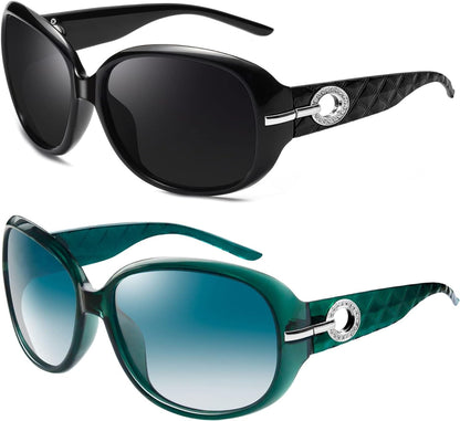 Big Sunglasses for Women Oversized Shades for Women Trendy Large Rectangle Sun Glasses UV Protection Sunnies