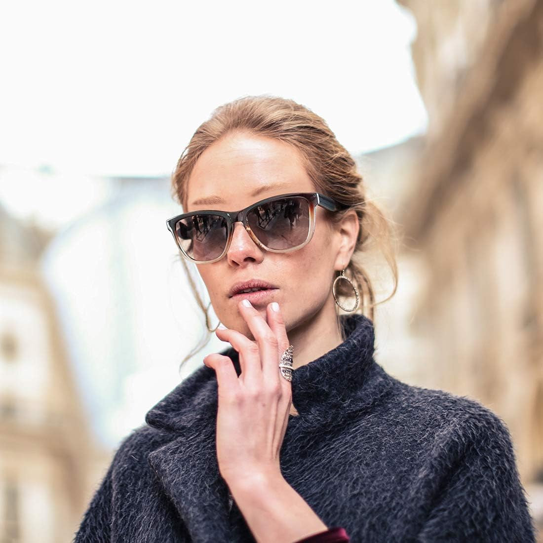 Polarized Sunglasses for Women Men Trendy Classic Retro Designer Style Fashion UV400 Protection