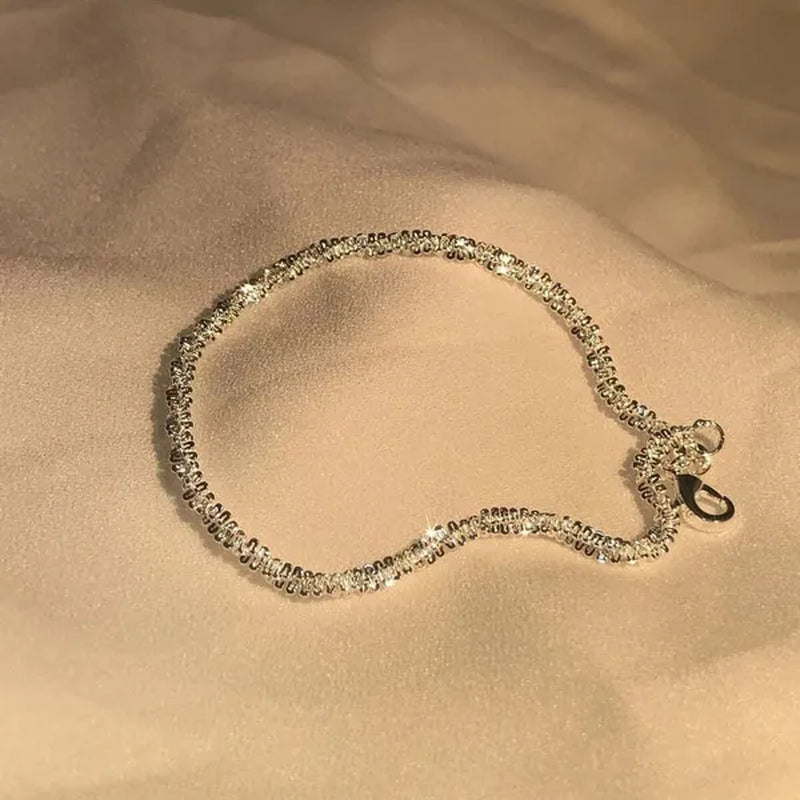 Women's Necklace Men's 16"-30" 3mm Shiny Ice Chain Necklace Chain Wedding Engagement Couple Jewelry