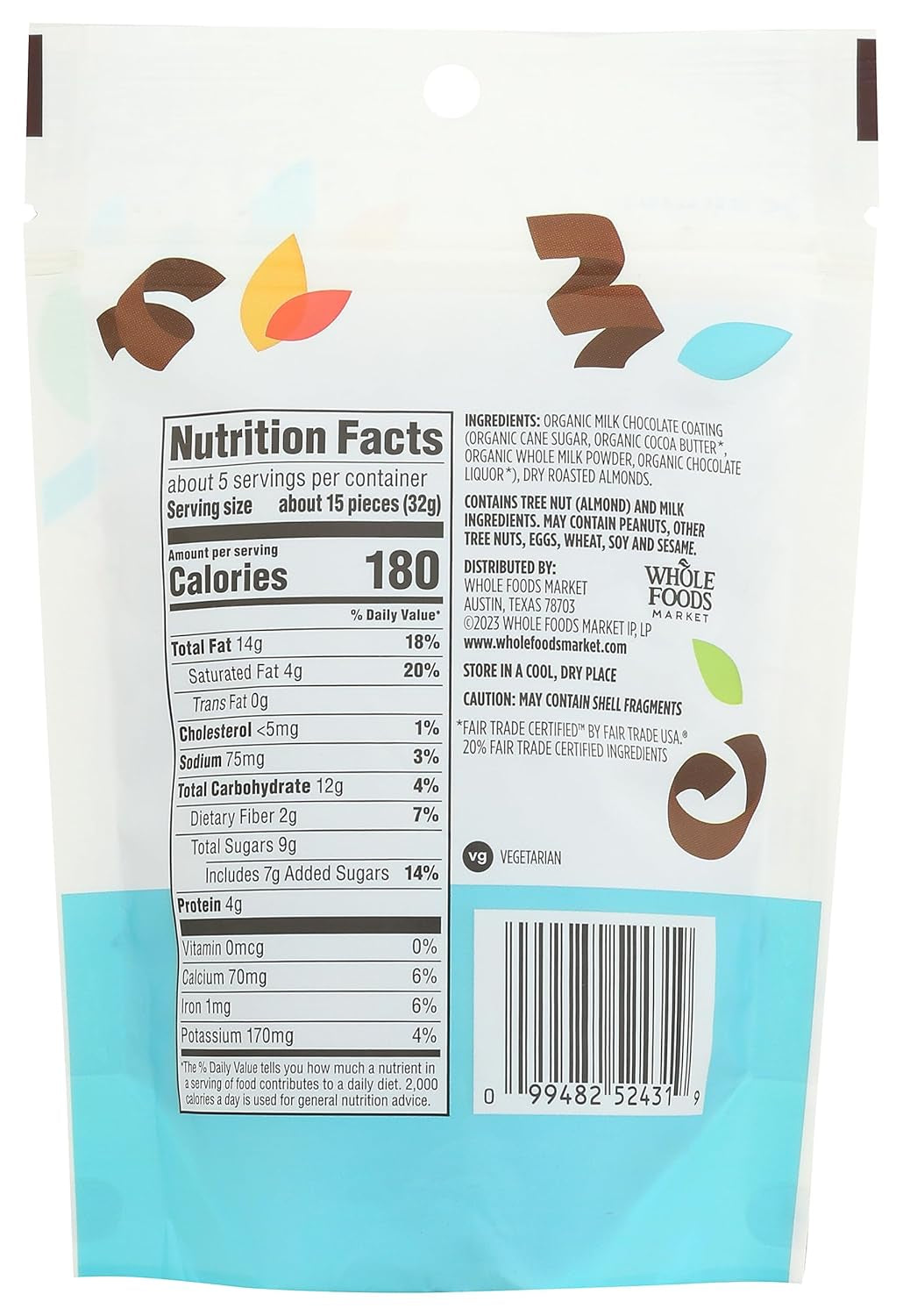 , Almonds Chocolate Milk, 6 Ounce