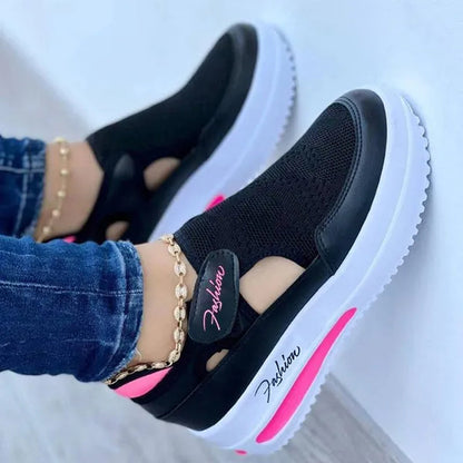 Women Shoes Sneakers Woman Tennis Shoes Canvas Shoe Female Casual Shoes Ladies Sport Shoes Platform Sneaker Hollow Out Shoes