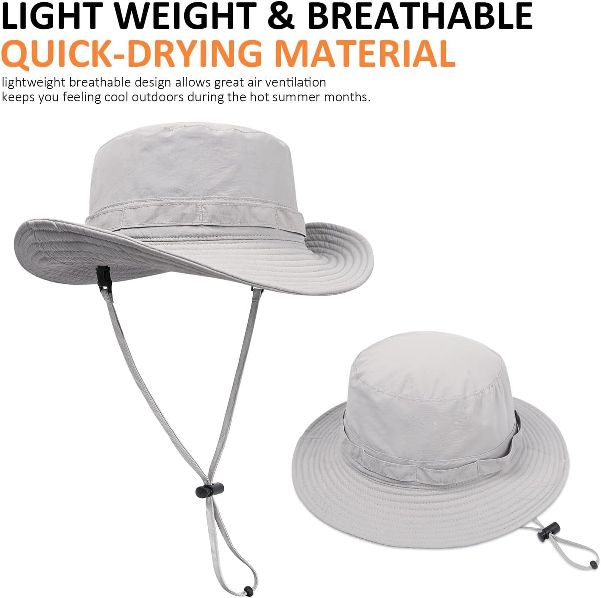 Outdoor Quick-Drying Sun Hat for Men, Summer Man Foldable Sun Protection Wide Brim Sun Hats Bucket Hats Beach Hat UPF 50+