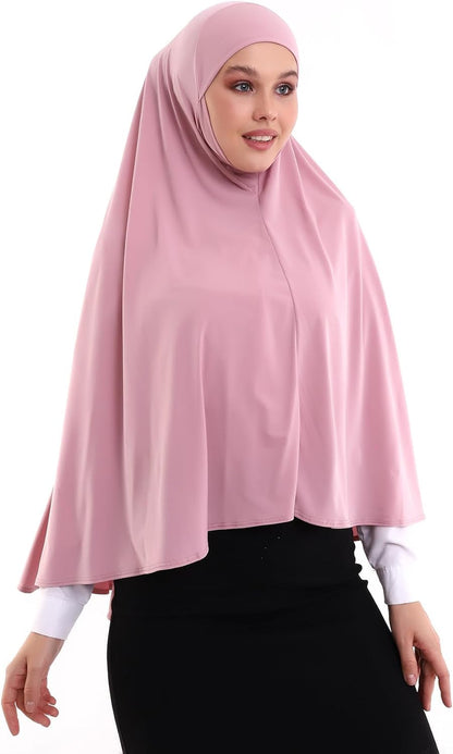 , Women Muslim Hijab Cover, Islamic Khimar, Long Salah Clothes. Prayer Hijab for Women
