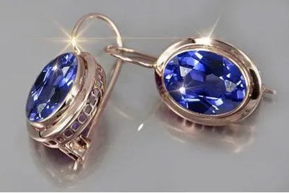 New Fashion 1 Pair Exquisite 1.25ct Round Cut Garnet Ruby Stud Earrings Casual 18 K Yellow Gold Earrings Banquet Jewelry Earrings for Women