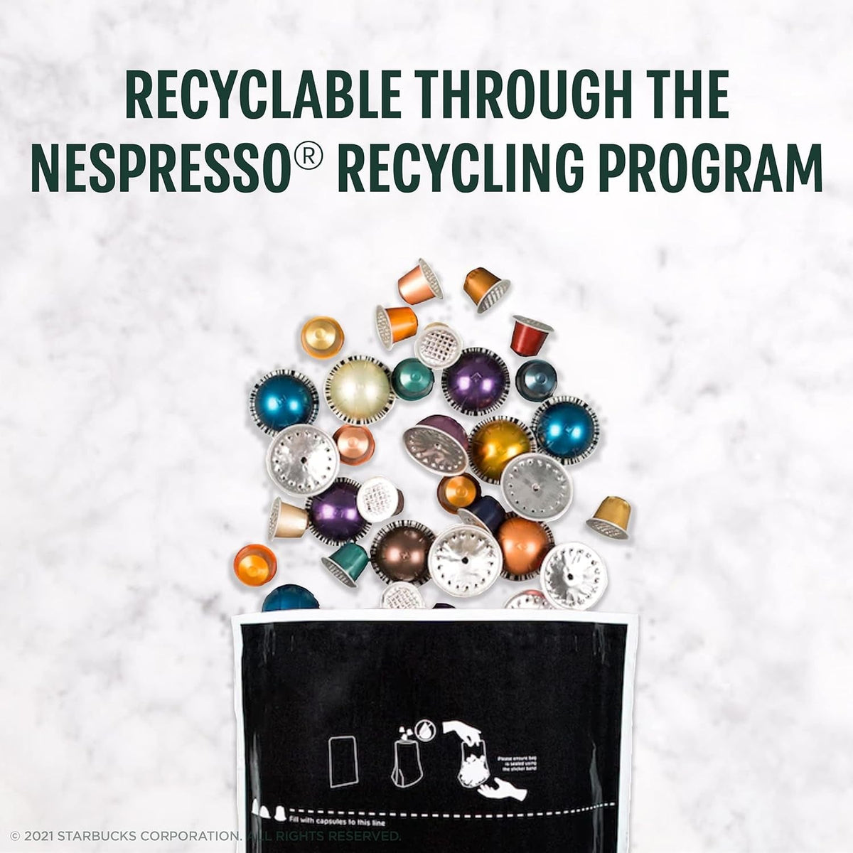 by Nespresso Original Line, Intense Variety Pack, 50-Count Espresso Pods