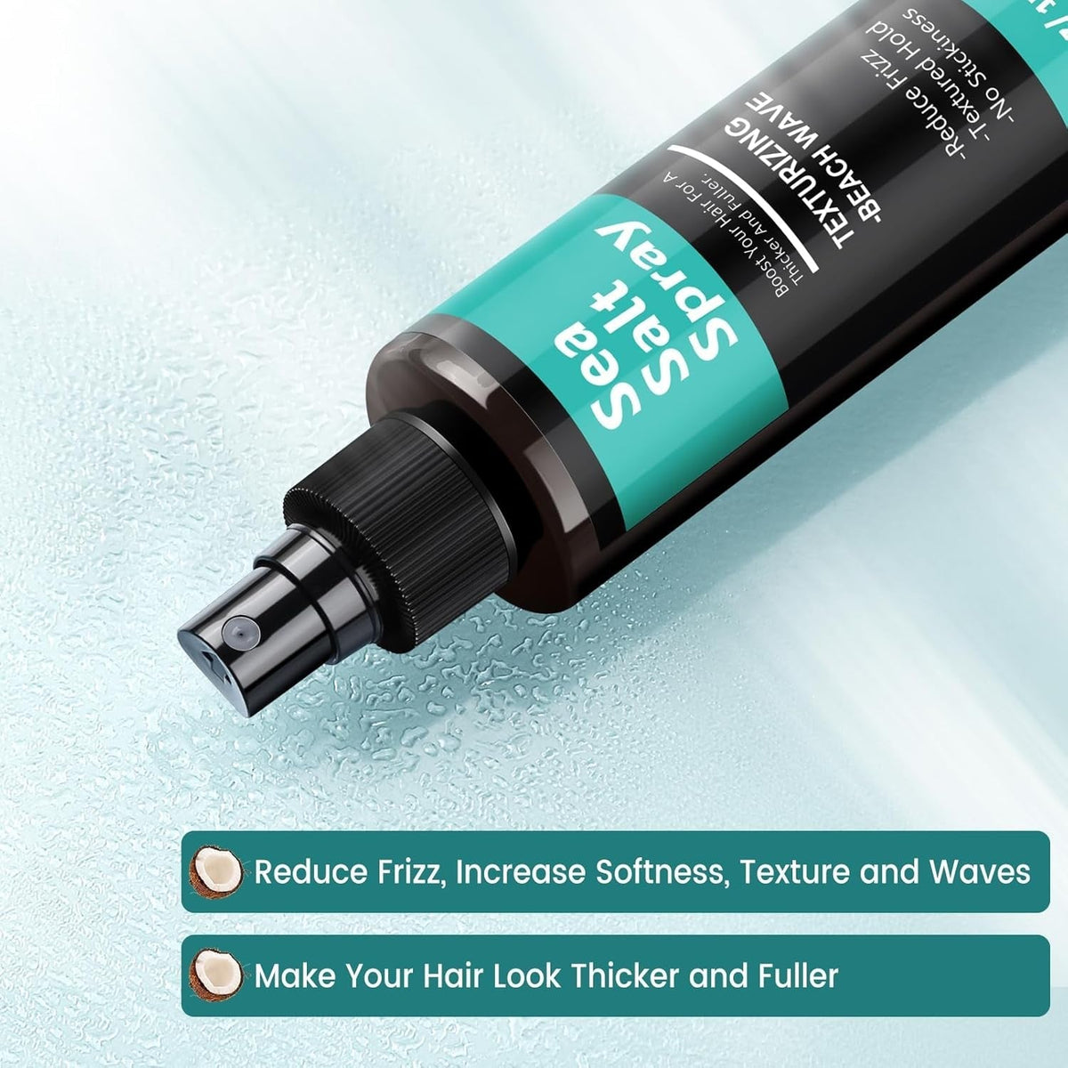 Sea Salt Spray for Hair Men and Women 5 Fl Oz - Dry Texturizing & Volumizing, Curl and Beach Waves Spray for Hair