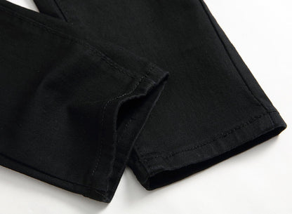 Boy'S Skinny Fit Ripped Destroyed Distressed Stretch Slim Jeans Pants