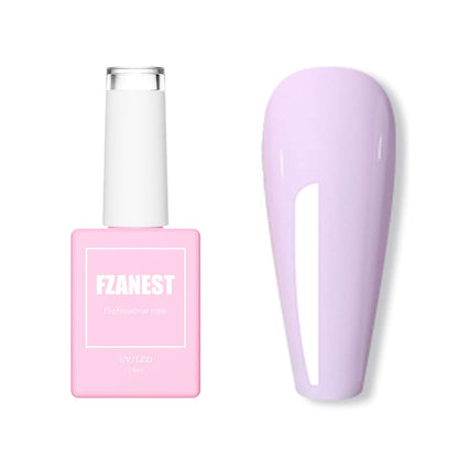 Pastel Gel Nail Polish,15ml Lavender Purple Color Soak Off UV LED Gel Polish Nail Art Manicure Salon Christmas DIY Nail Design Decoration at Home