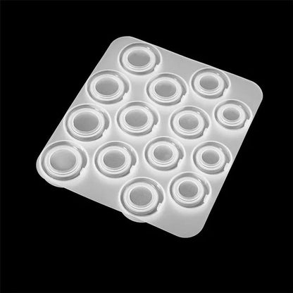 1 Set Valentine's Day Rings UV Crystal Epoxy Mold Dove Egg Diamond Ring Silicone Mould DIY Crafts Jewelry Pendants Earrings Necklace Casting Tools GZQ